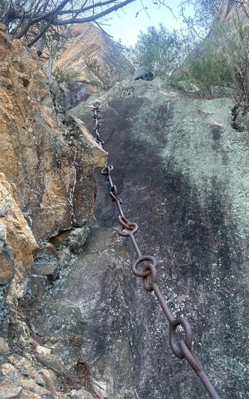 Rock climbing